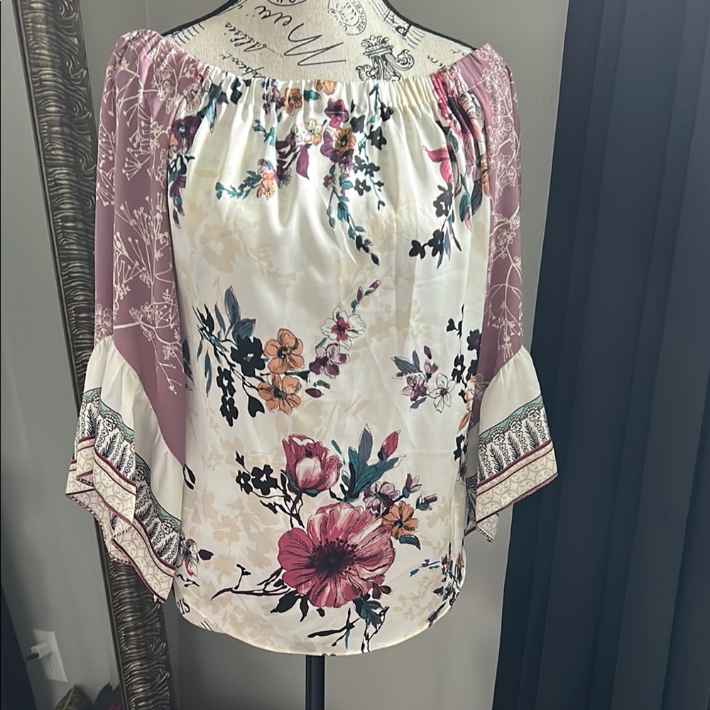 Floral Off-Shoulder Women's Top by WHBM